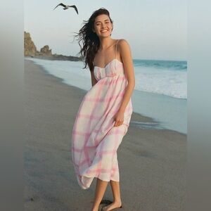 Maeve Linen Maxi Dress